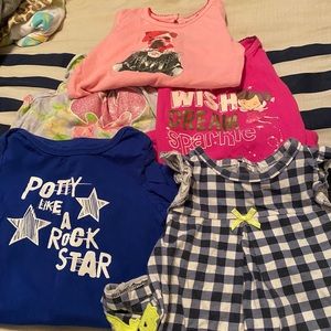 Huge lot of 13 baby onesies
